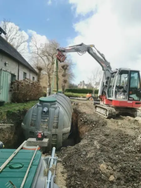 terrassement grutage fosse septique